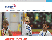 Tablet Screenshot of gym-nest.com